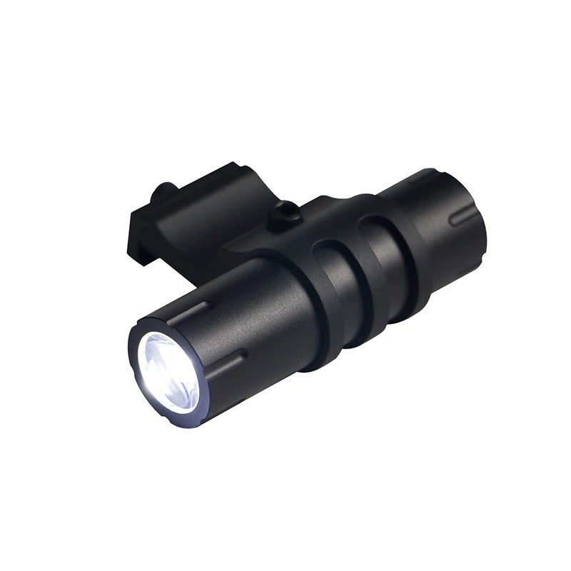 Bluejw Focuhunter Tactical Flashlight 100 Lumens, Angled Offset Mount, 20mm Rail Compatible, Handheld LED Light - Image 2